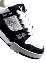 Louis Vuitton Trainer Monogram Denim Black Sneakers 6