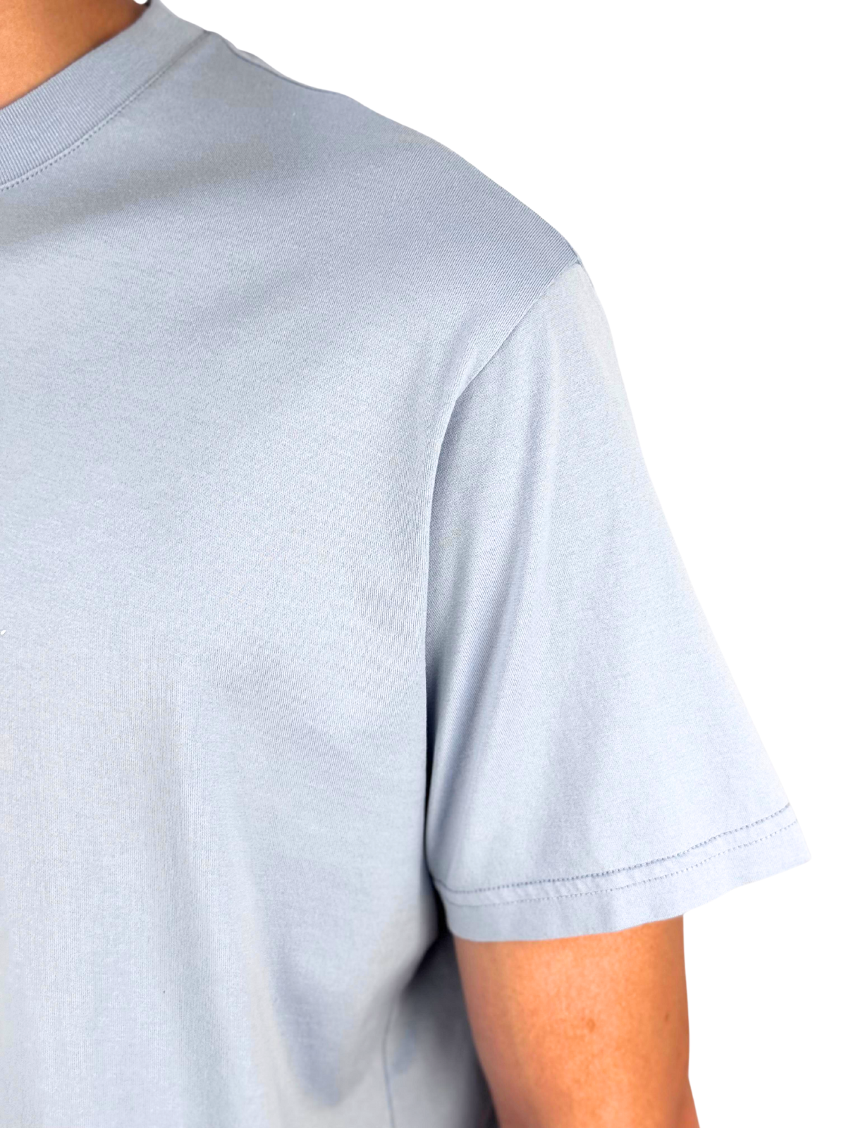 Givenchy Blue Distressed Logo T-Shirt