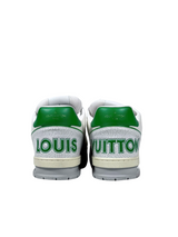 Louis Vuitton Velcro Green Trainer Sneakers 4