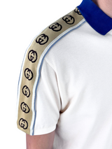 Gucci GG Interlocking Cotton Reflective Polo Shirt 2