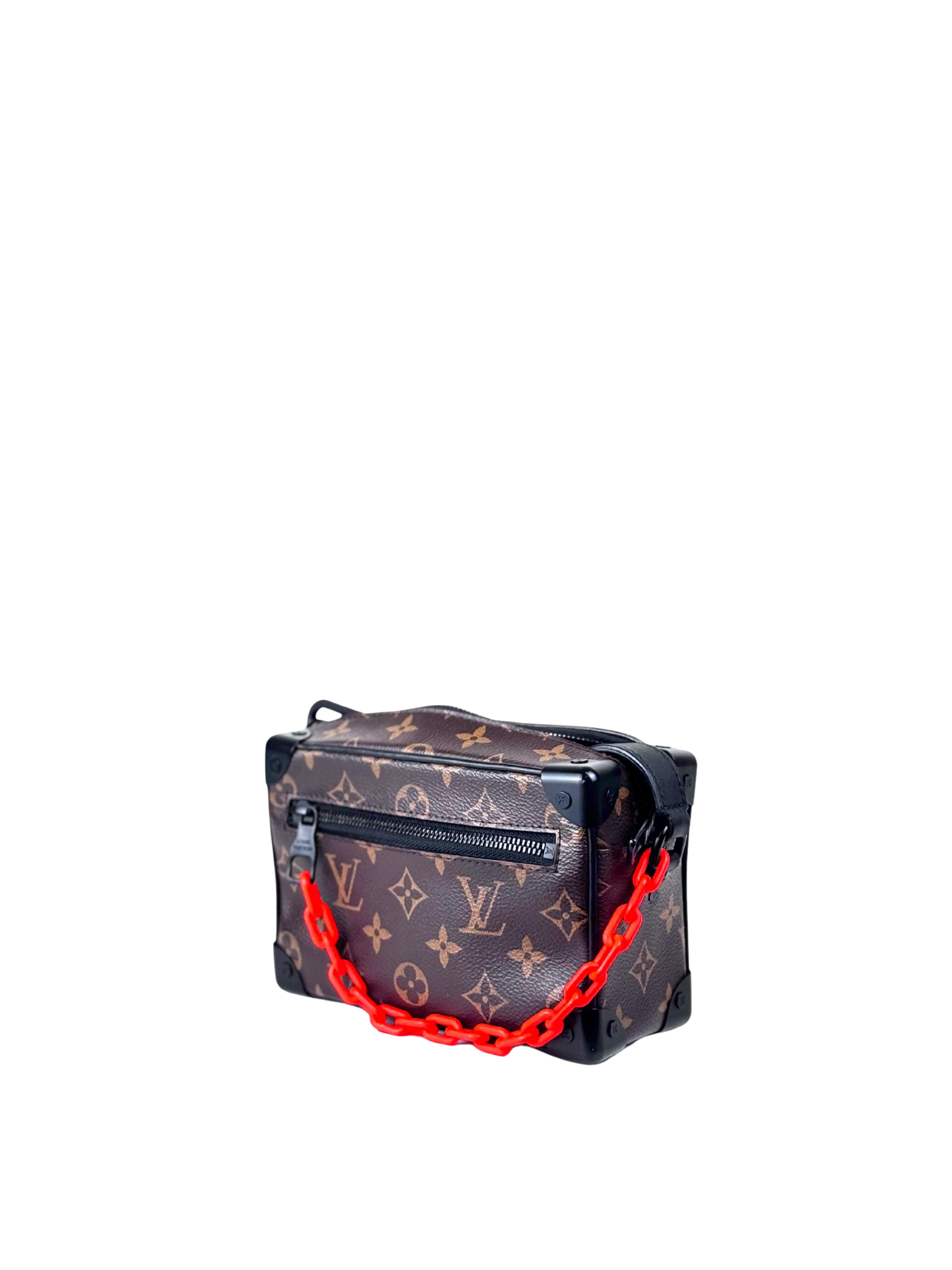 Louis Vuitton x Virgil Abloh Mini Soft Trunk Monogram Macassar Slingbag