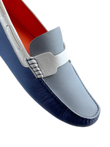Hermes Oscar Blue Loafers 6