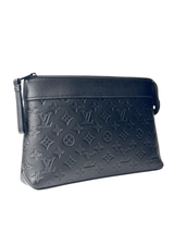 Louis Vuitton Shadow Monogram Leather Souple Pochette 2