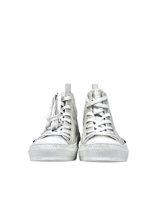Christian Dior B23 Oblique White High Top Sneakers