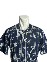 Louis Vuitton Leaf Denim Baseball Shirt 2