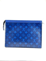Louis Vuitton Monogram Blue Taigarama Pochette Voyage 5