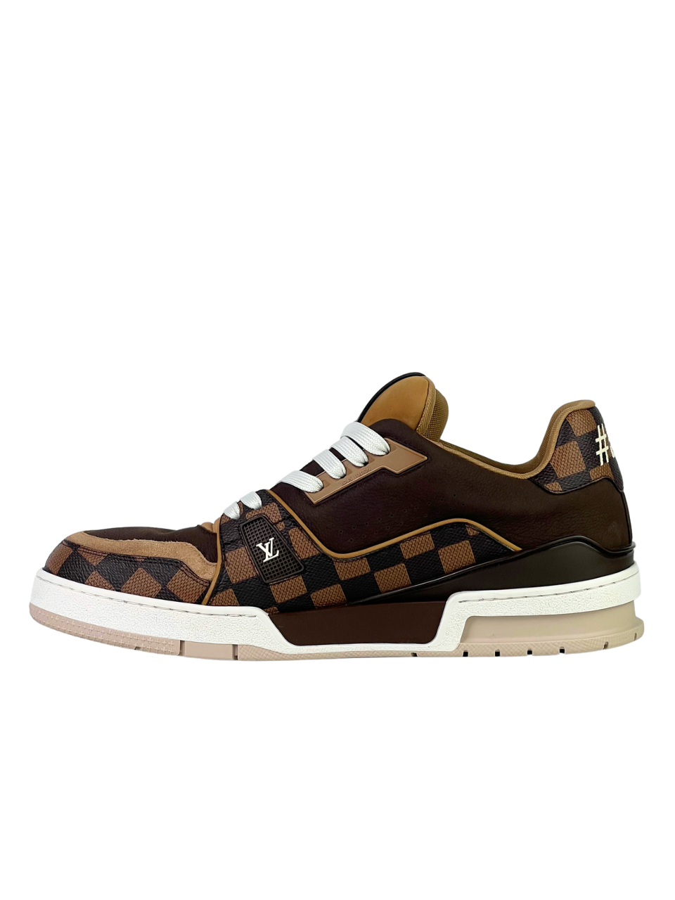 Louis Vuitton x Nigo Damier Brown Trainer Sneakers