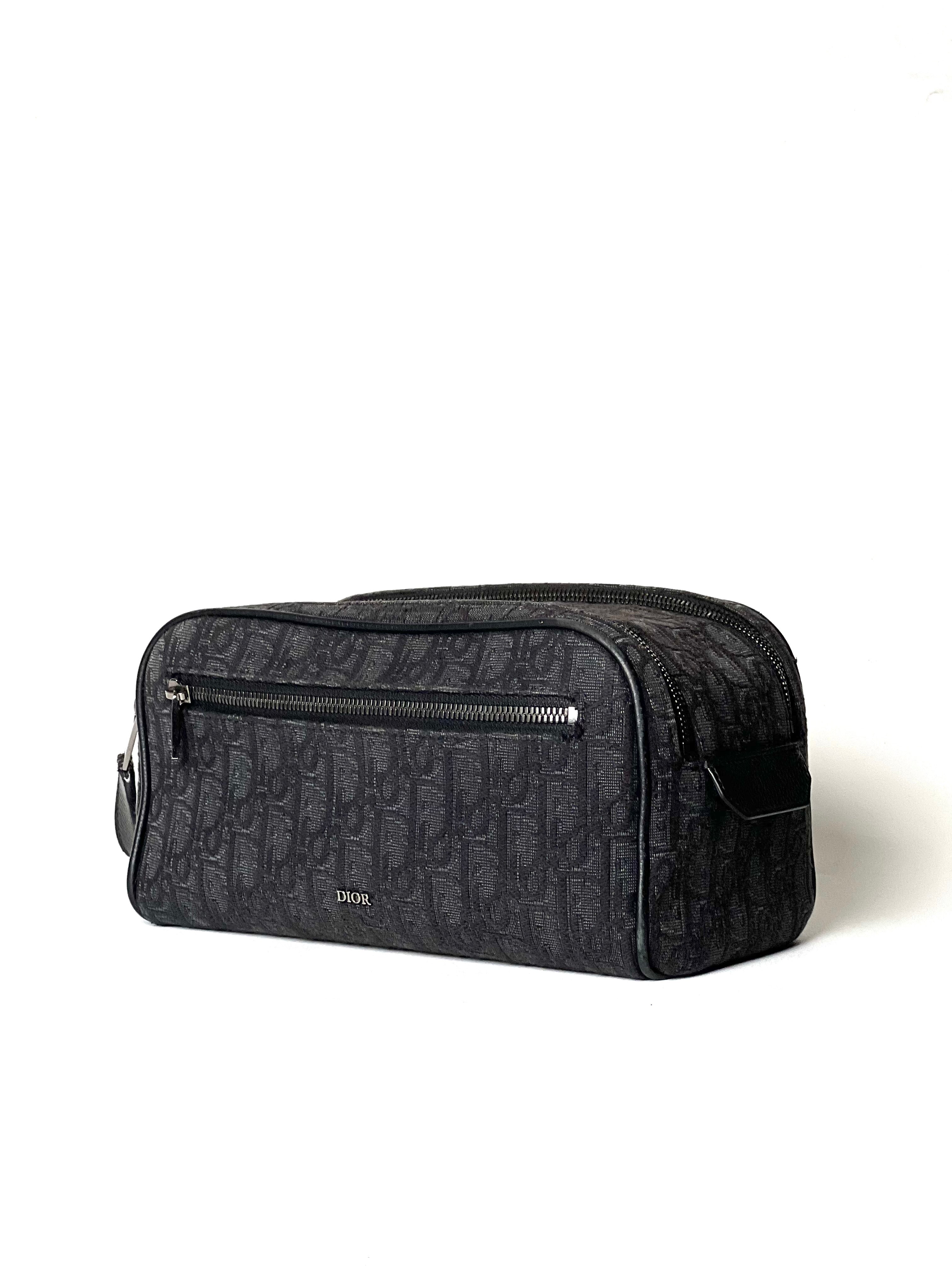 Christian Dior Oblique Jacquard Toiletry Pouch