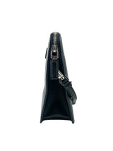 Prada Logo Saffiano Leather Standing Clutch 4