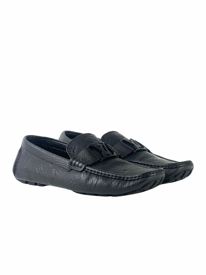 Louis Vuitton Monte Carlo Black Taurillon Leather Loafers