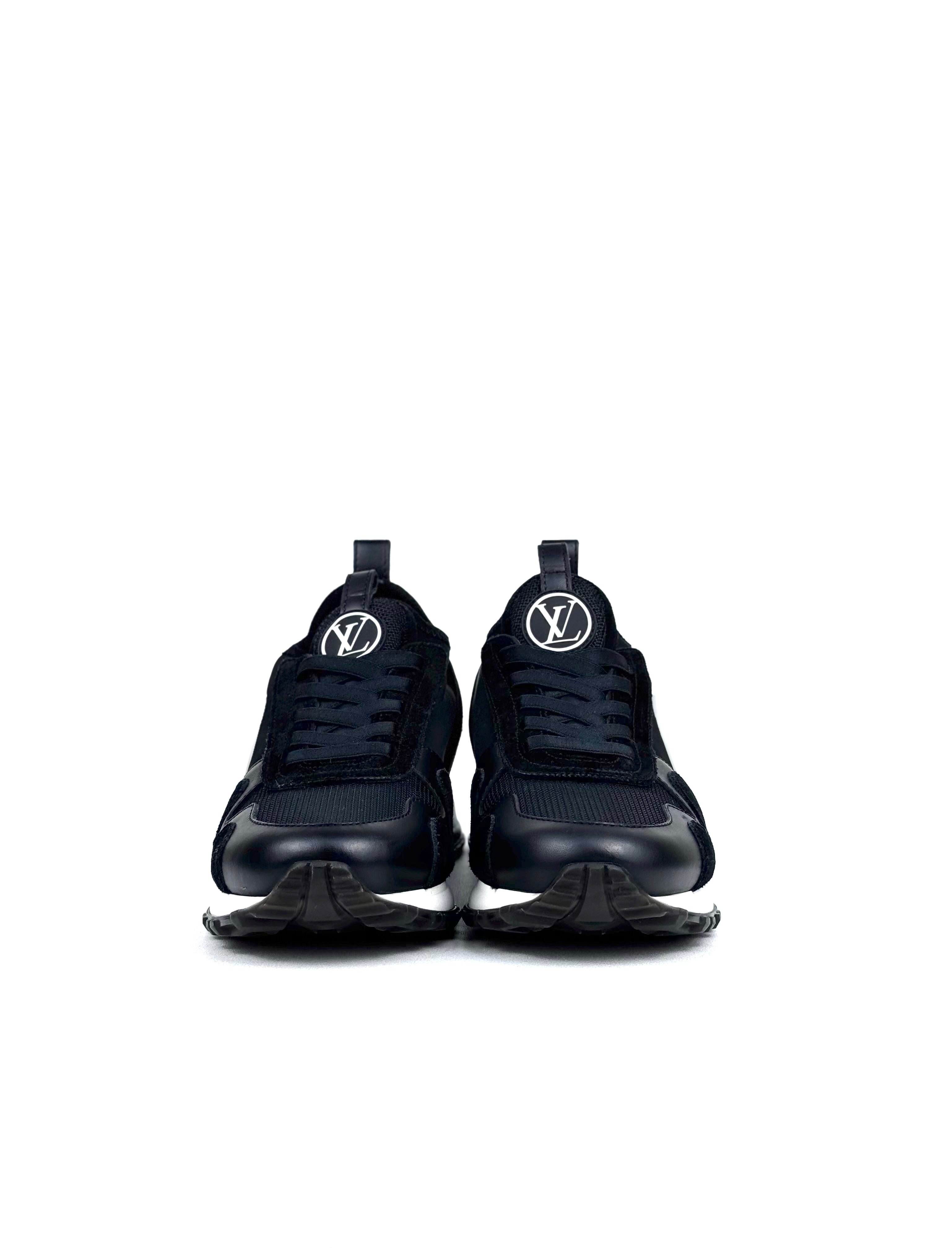 Louis Vuitton Runaway Logo Knit Black Sneakers