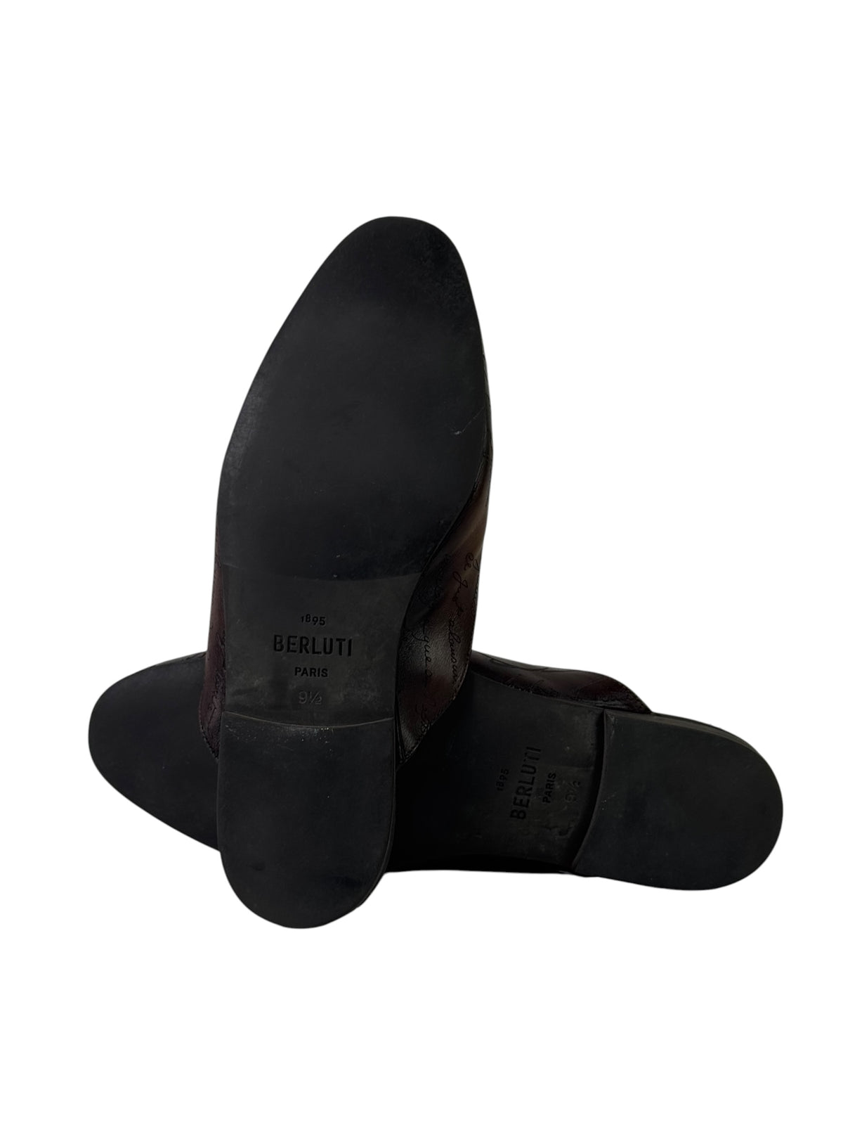 Berluti Scritto Chyrus Brown Mules
