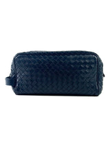 Bottega Veneta Intrecciato Navy Toiletry Pouch 1