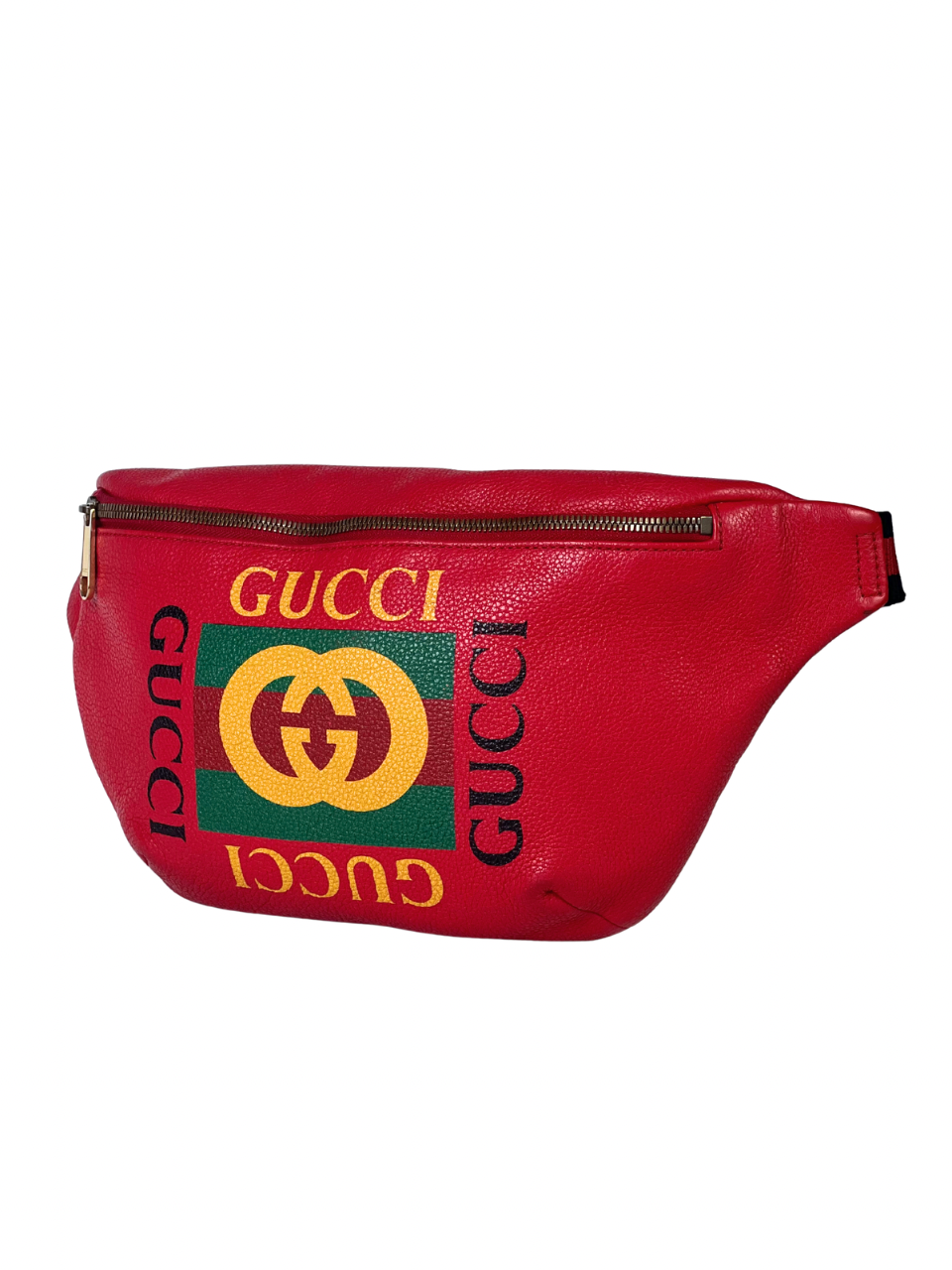 Gucci GG Logo Red Large Waistbag