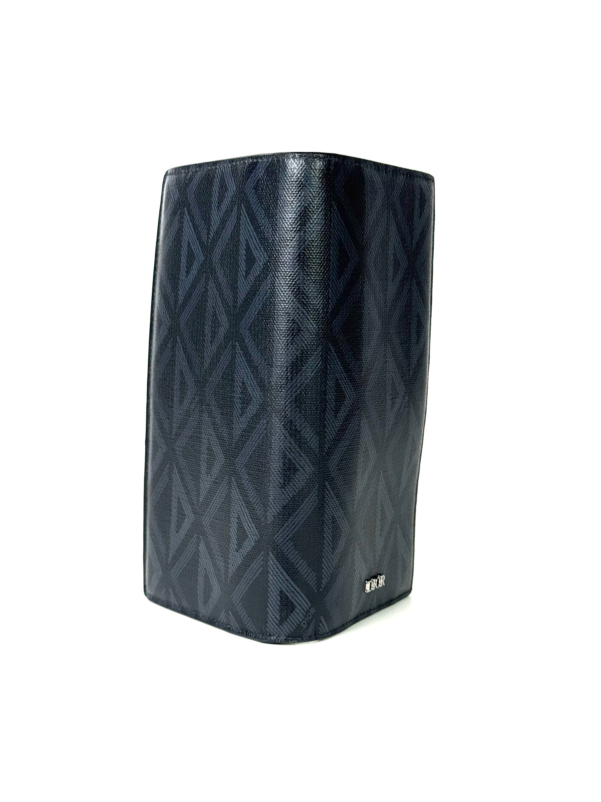 Christian Dior Diamond Black Long Wallet