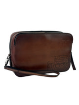 Berluti Scritto Signature Brown Clutch 2