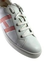 Hermès Advantage White Leather Sneakers 6