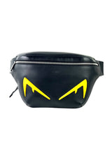 Fendi Monster Eye Black Leather Bumbag 1