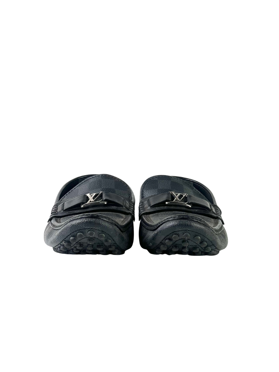 Louis Vuitton Damier Graphite Hockenheim Loafers