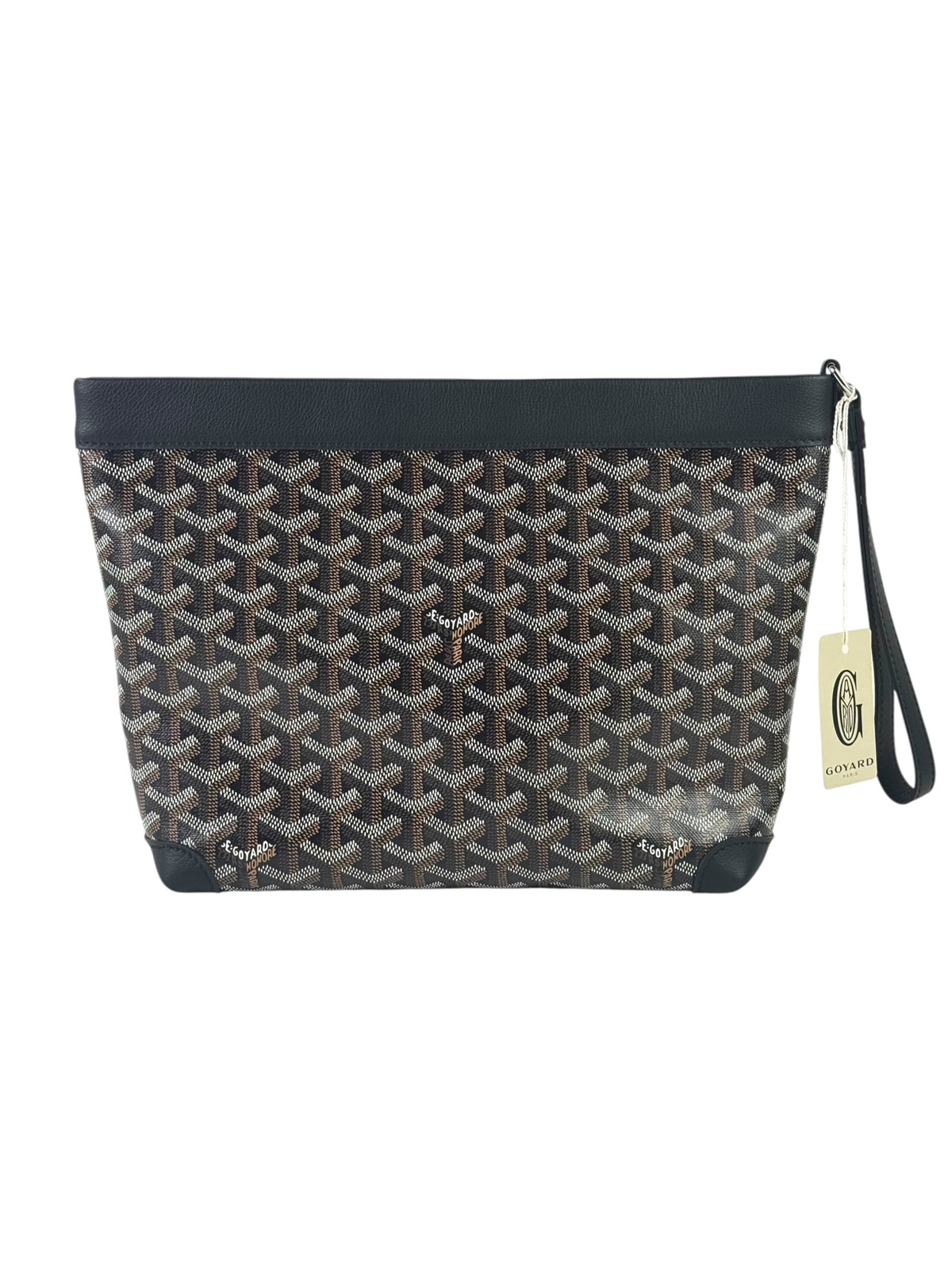 Goyard Black Conti Pouch Clutch