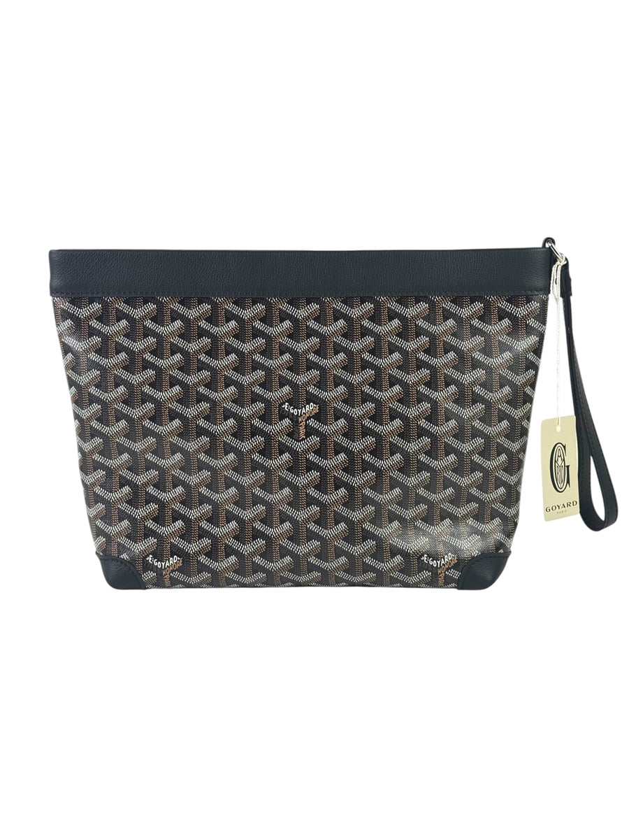 Goyard Black Conti Pouch Clutch