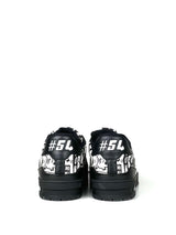 Louis Vuitton Trainer B&W Comic Leather Sneakers 4