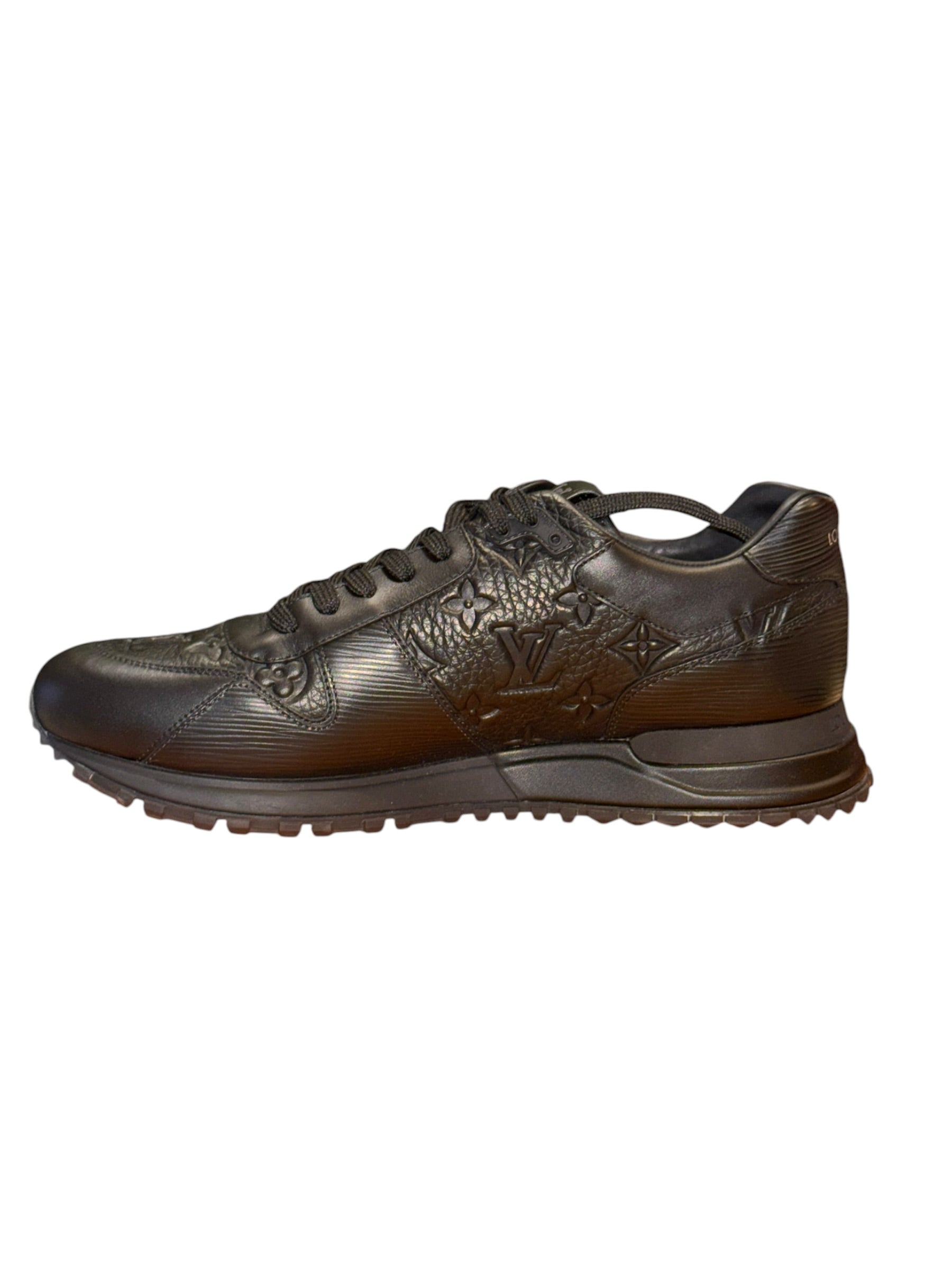 Louis Vuitton Run Away 3 Leather Black Sneakers