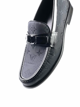 Louis Vuitton Monogram Black Major Loafers 6