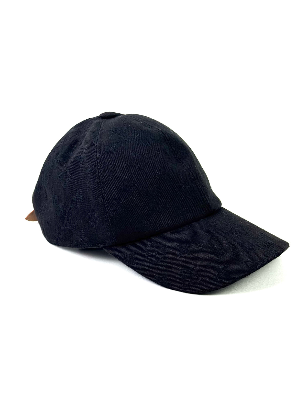 Louis Vuitton Monogram Denim Black Baseball Cap