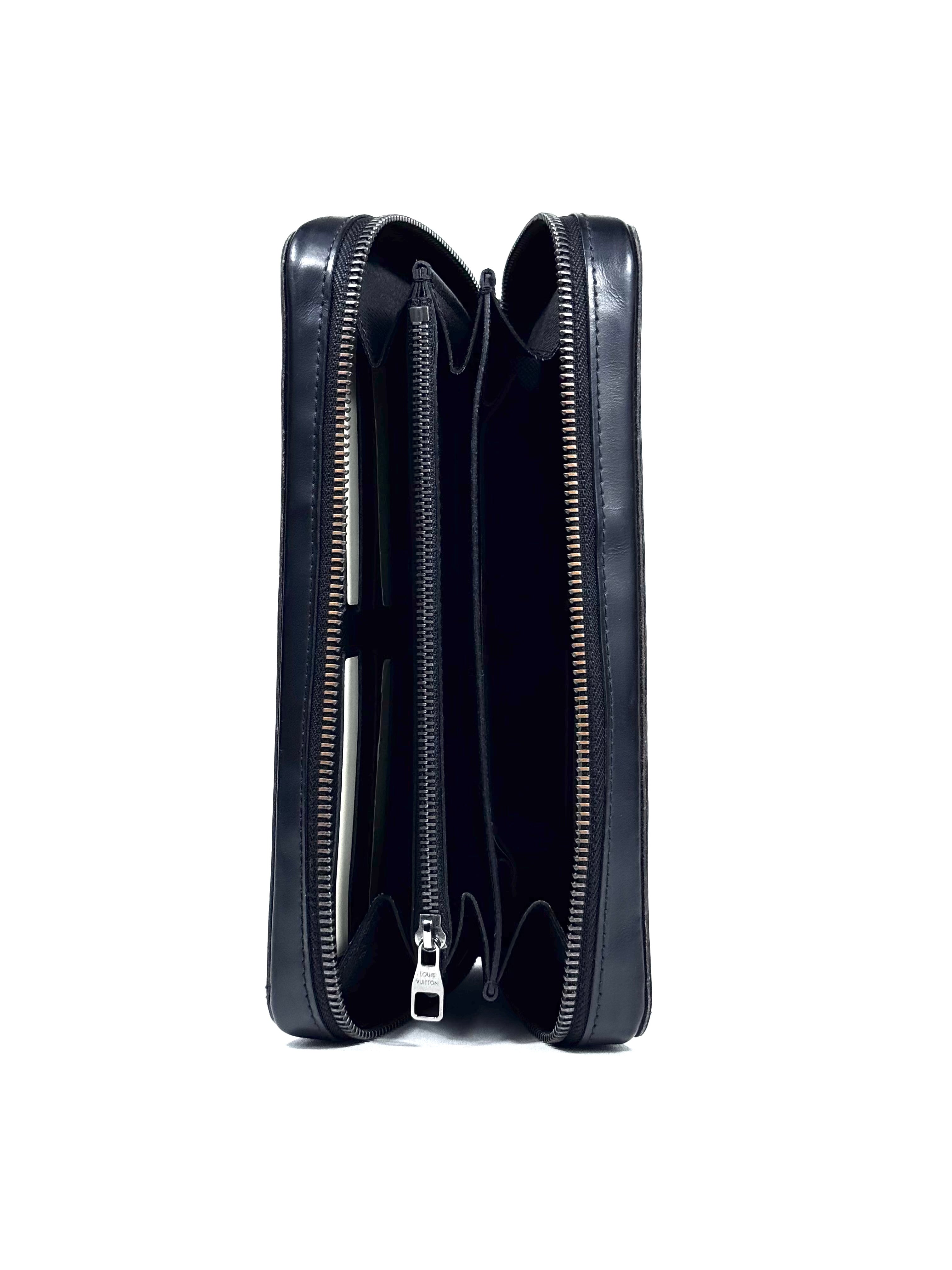 Louis Vuitton Eclipse Monogram Zippy Travel Wallet