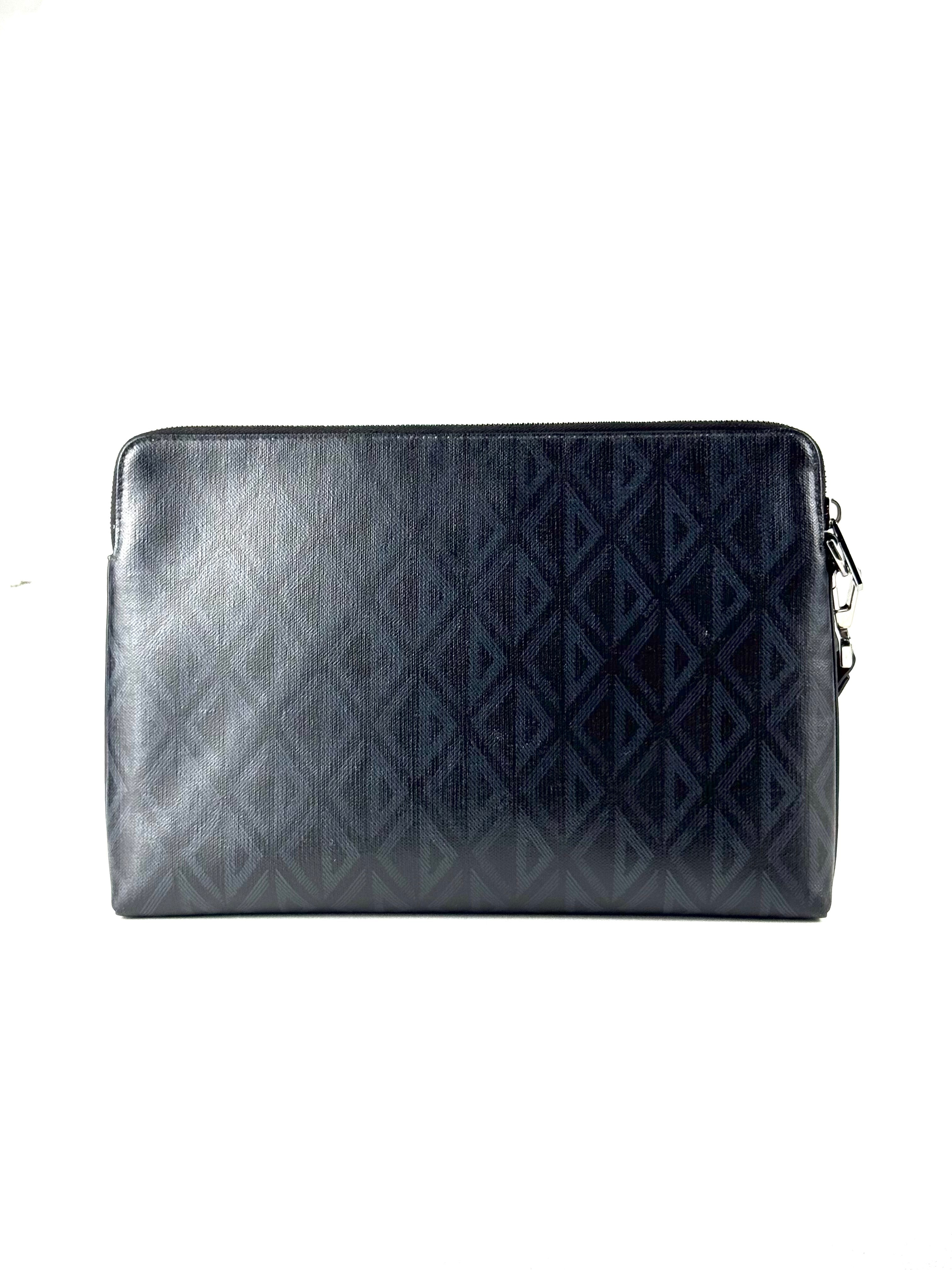 Christian Dior Diamond Black A4 Pochette