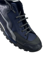 Berluti Scritto Navy Suede & Leather Low Sneakers 6