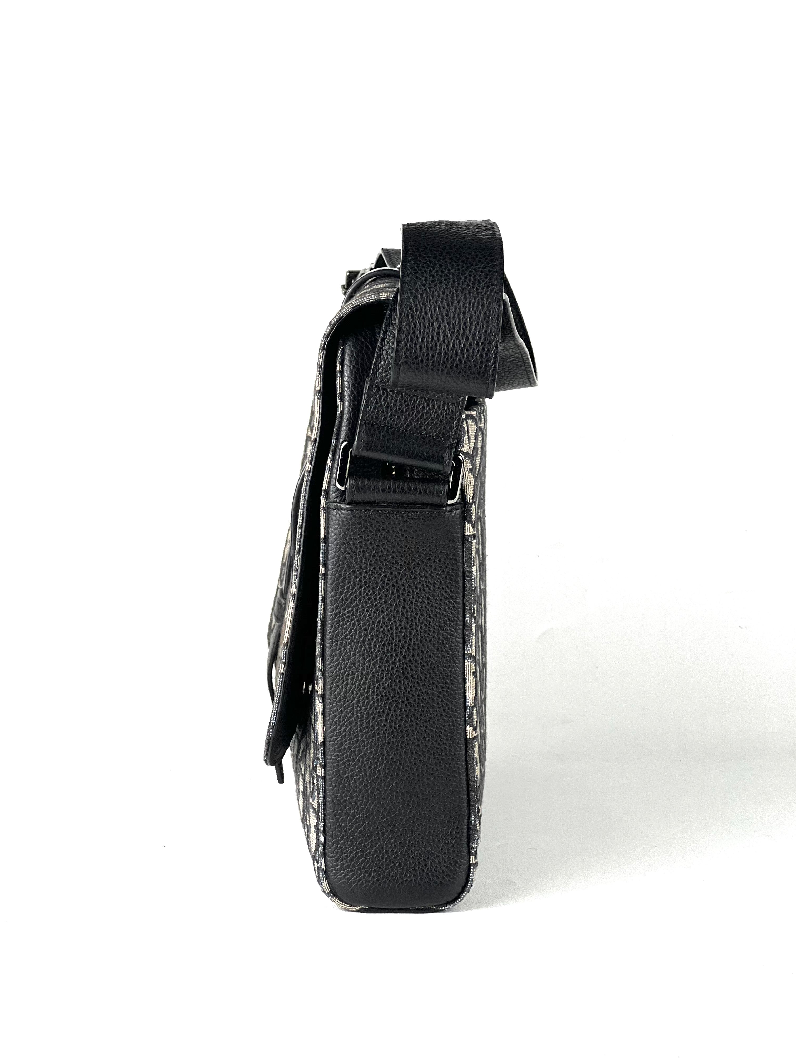 Christian Dior Oblique Jacquard Messenger Bag
