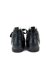 Christian Louboutin High Top Calf Black Sneakers 4