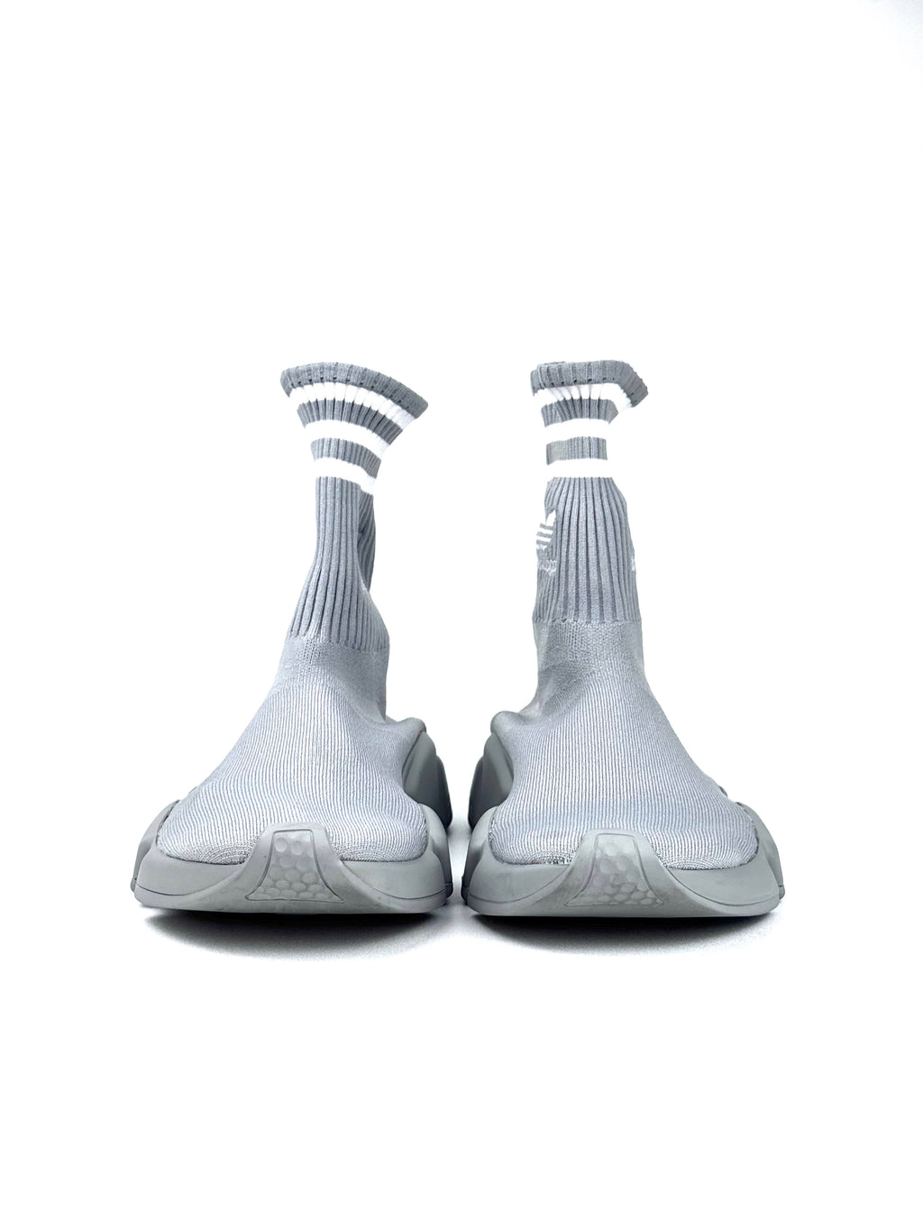 Balenciaga x Adidas Speed Trainer Grey Sneakers