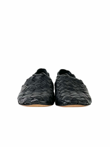 Bottega Veneta Intrecciato Black Leather Slipper 2