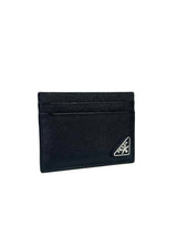 Prada Triangle Logo Saffiano Leather Card Holder 2