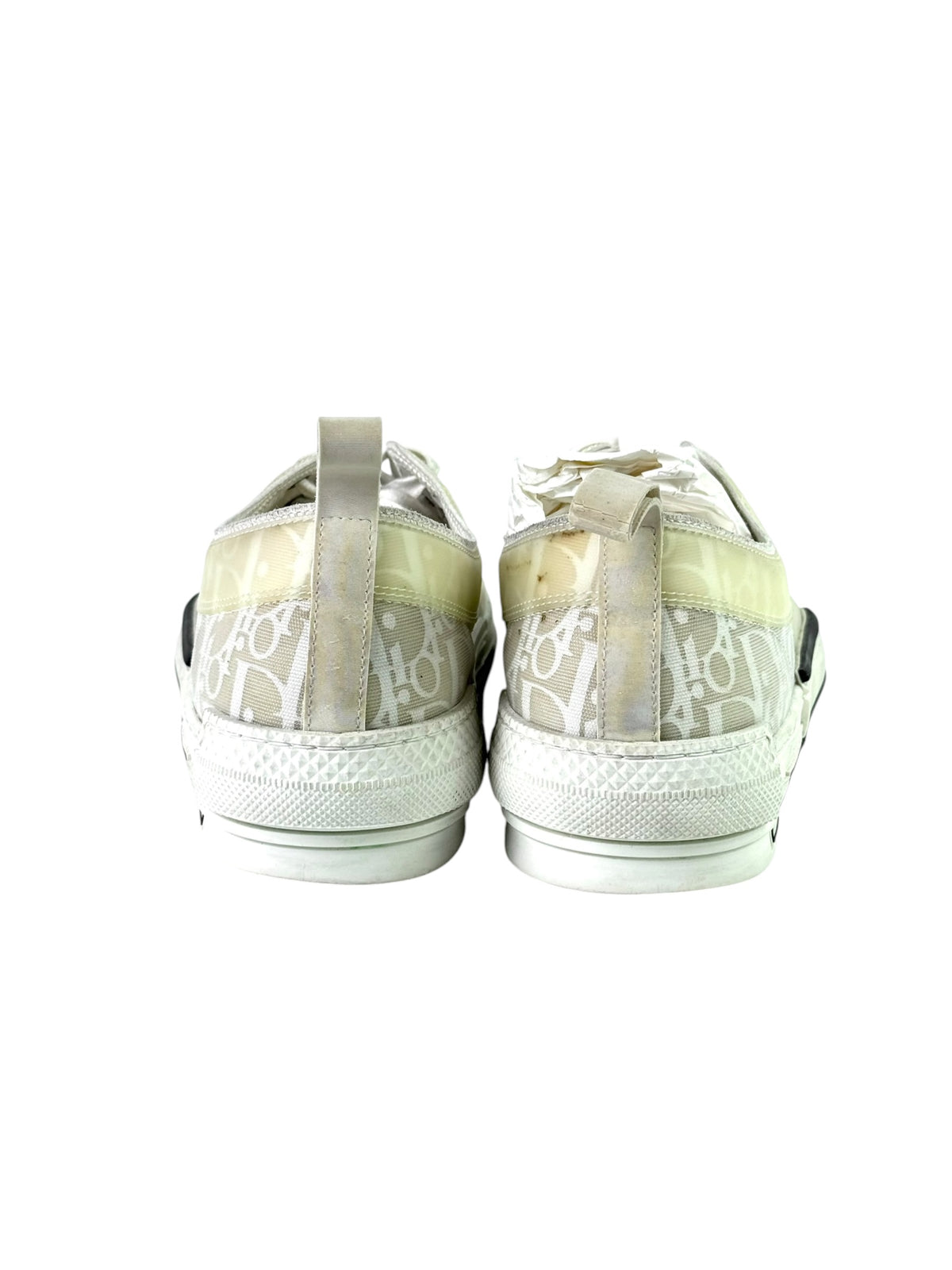 Christian Dior B23 White Oblique Low Sneakers