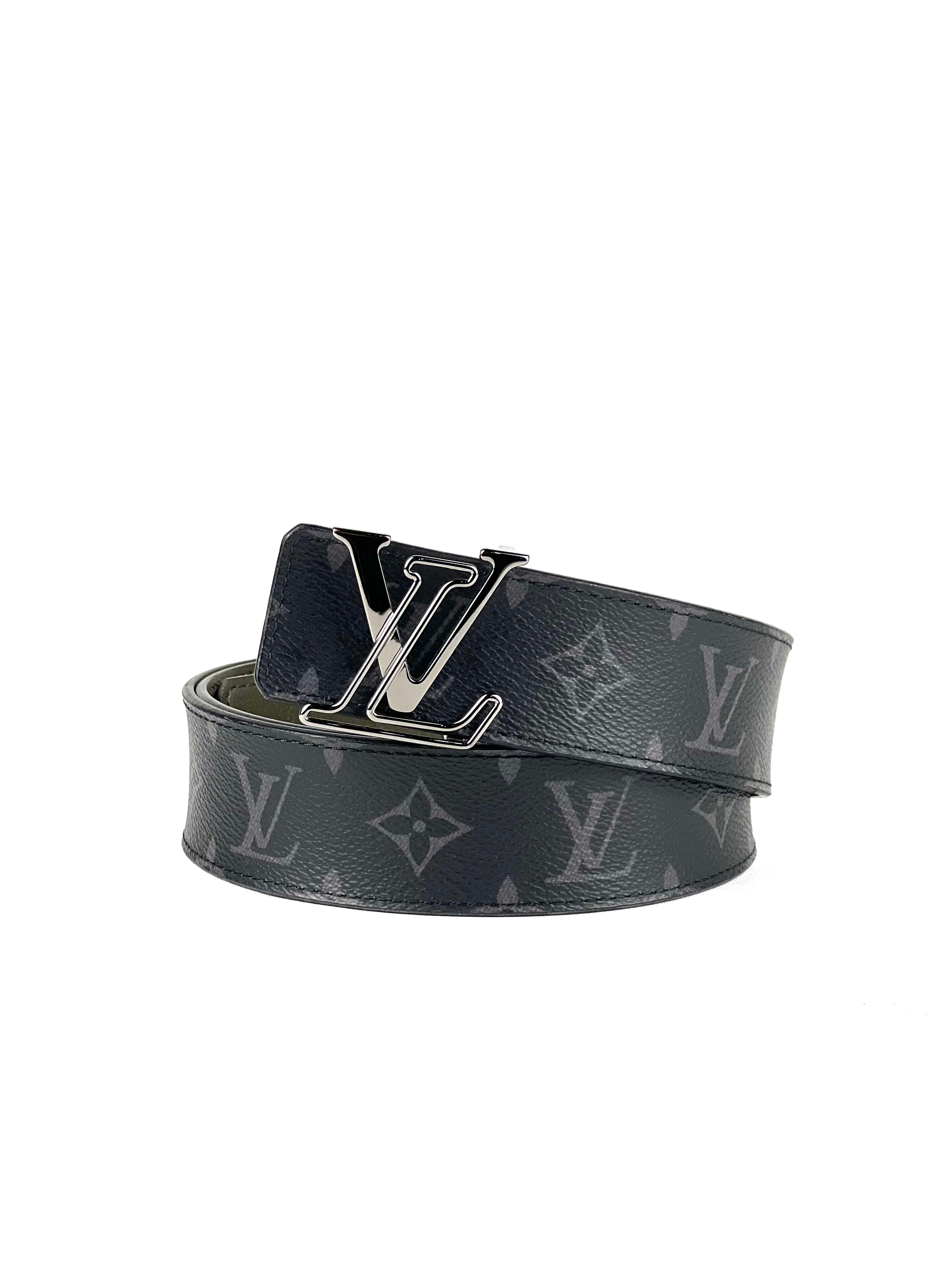 Louis Vuitton Initial 40mm Eclipse Monogram Reversible Belt