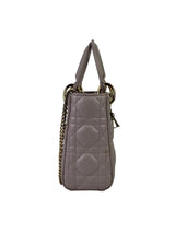 Christian Dior Lady Dior Mini Soft Pink GHW Bag 5