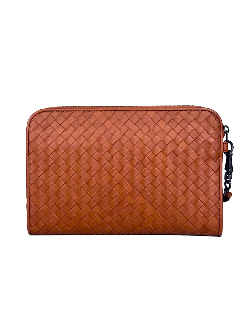 Bottega Veneta Vitelo Brown Clutch