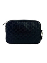 Gucci Guccissima Black Pochette With Wristlet 6