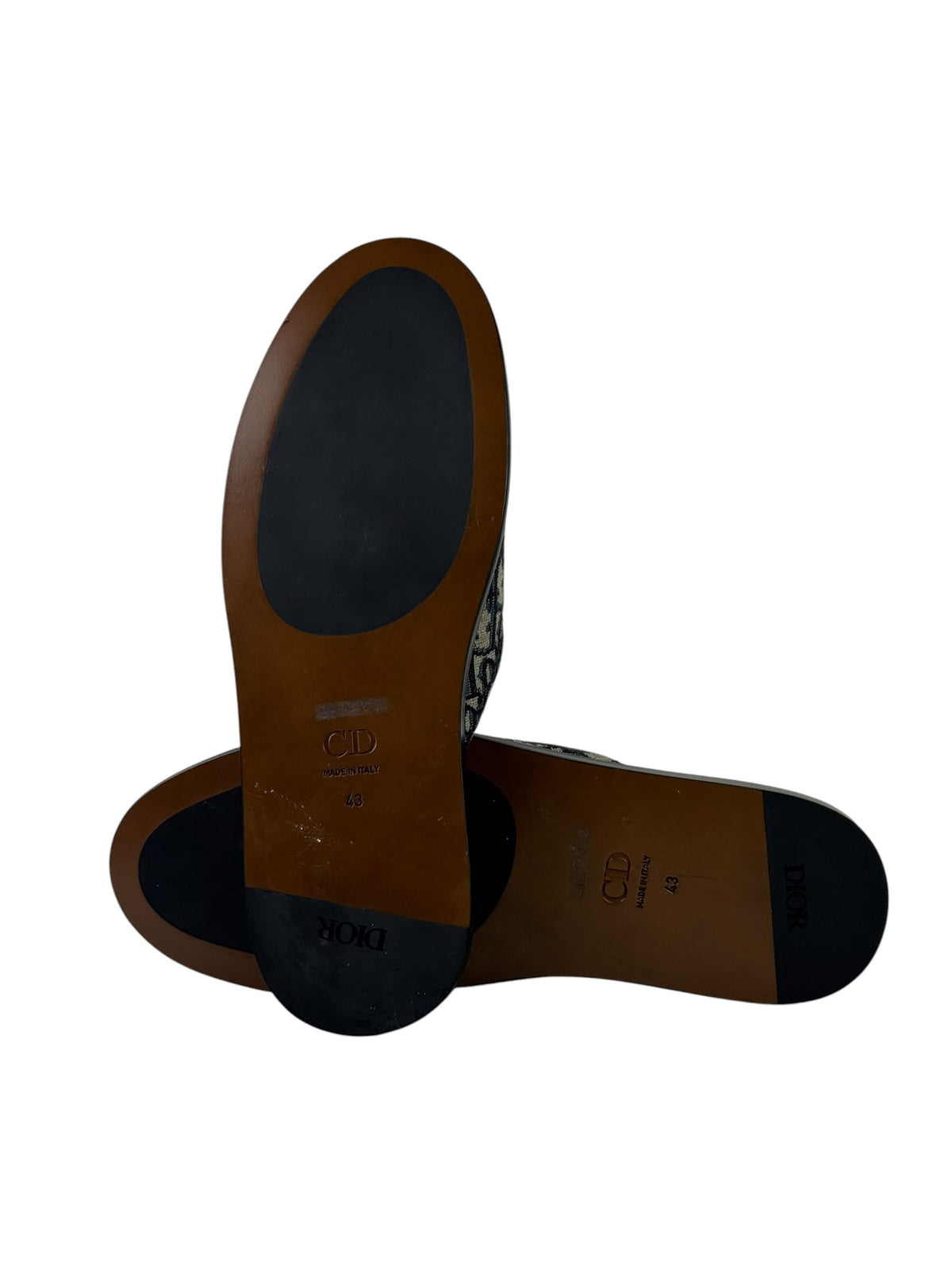 Christian Dior Oblique Jacquard Mule Slippers