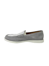 Christian Dior Oblique Jacquard White Grey Suede Slip-On 3