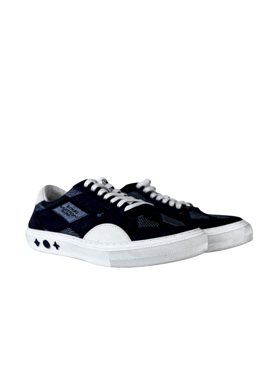 Louis Vuitton Damier Ollie Navy Blue Sneakers