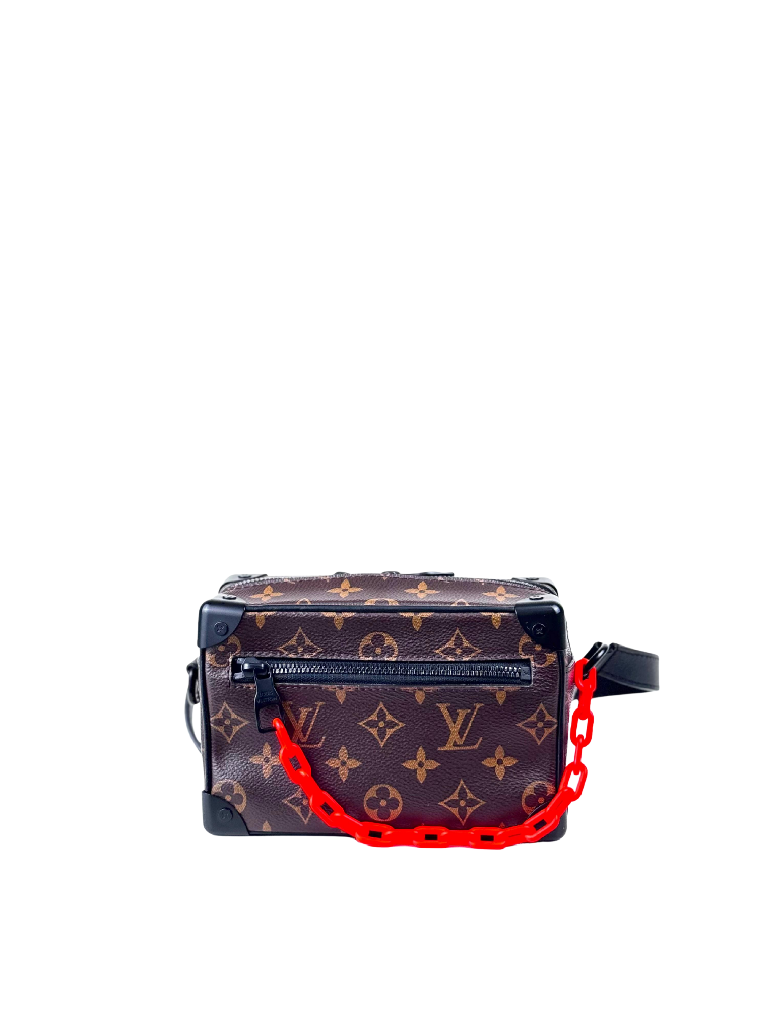 Louis Vuitton x Virgil Abloh Mini Soft Trunk Monogram Macassar Slingbag