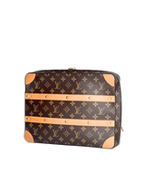 Louis Vuitton Monogram Maccasar Soft Trunk MM Messenger Bag 2
