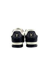Louis Vuitton Trainer Monogram Denim Black Sneakers 4