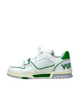 Louis Vuitton Velcro Green Trainer Sneakers 3