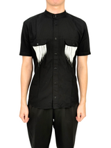 Versace Black Crying Pebbles Shirt 1